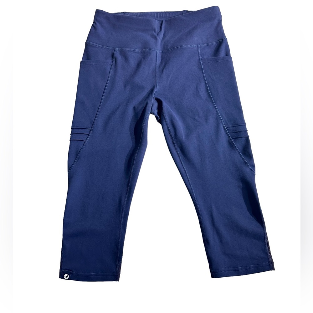 NWT Navy Oiselle Running Leggings, Blue Leggings - Picture 9 of 11